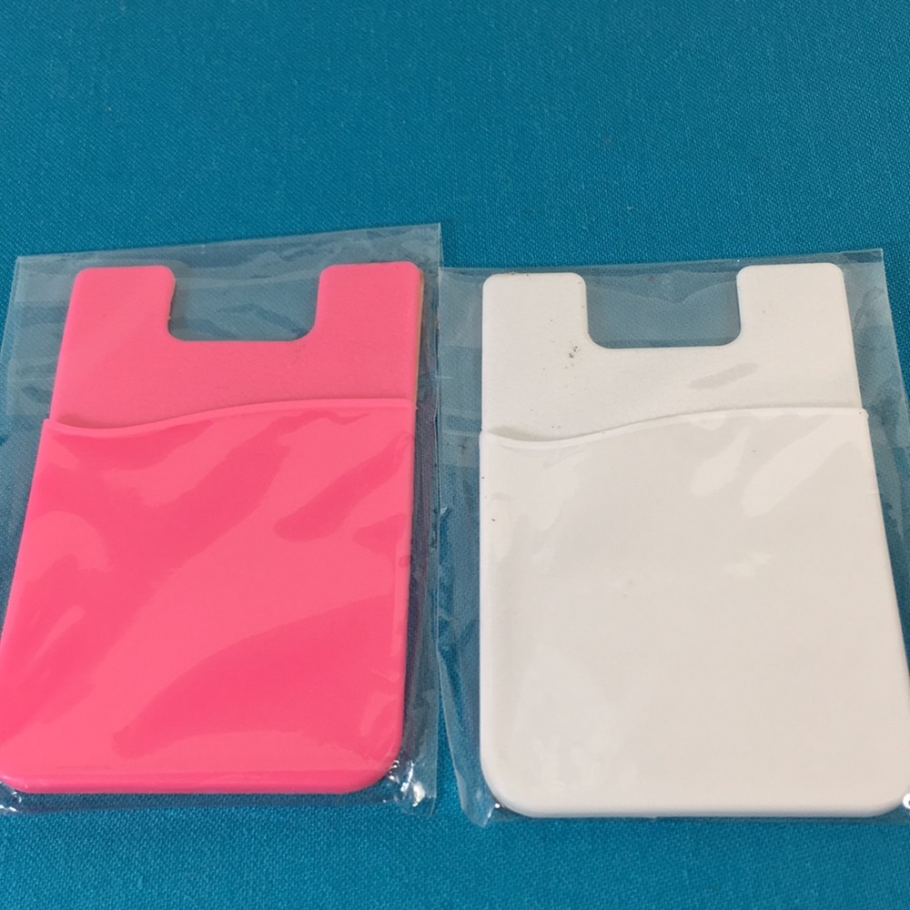 3M (New) Adhesive cell phone pink &white